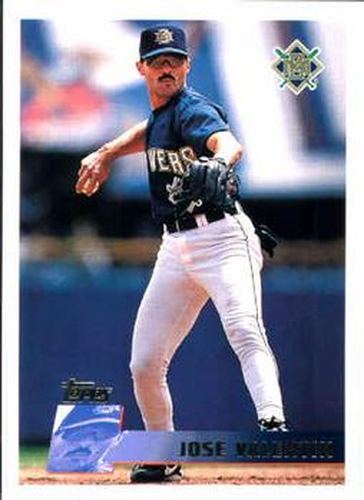 #122 Jose Valentin - Milwaukee Brewers - 1996 Topps Baseball