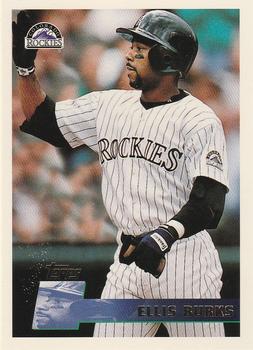 #123 Ellis Burks - Colorado Rockies - 1996 Topps Baseball