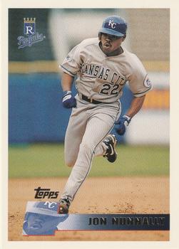 #137 Jon Nunnally - Kansas City Royals - 1996 Topps Baseball
