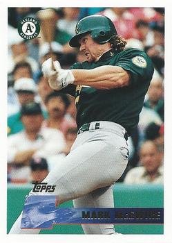 #145 Mark McGwire - Oakland Athletics - 1996 Topps Baseball