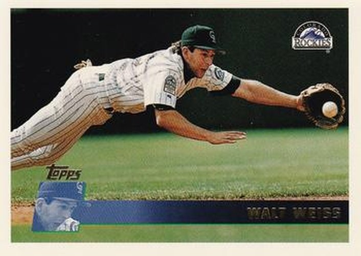#149 Walt Weiss - Colorado Rockies - 1996 Topps Baseball