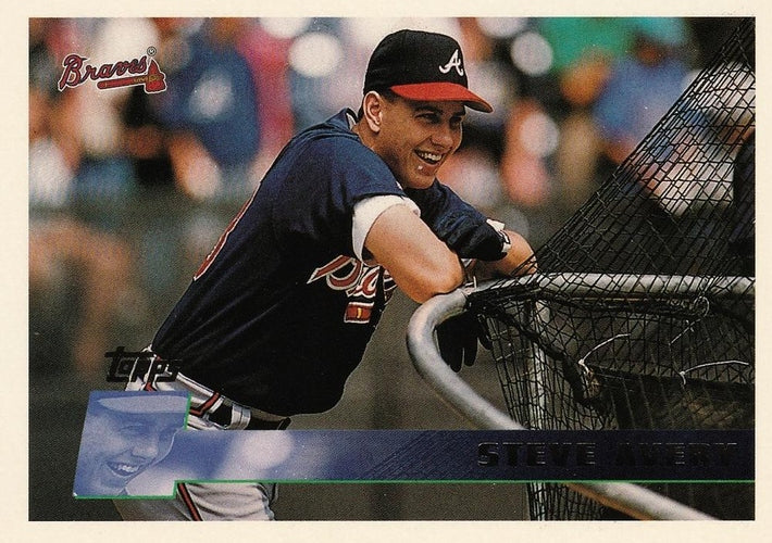 #165 Steve Avery - Atlanta Braves - 1996 Topps Baseball