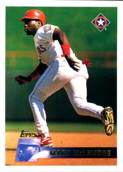 #166 Mark McLemore - Texas Rangers - 1996 Topps Baseball