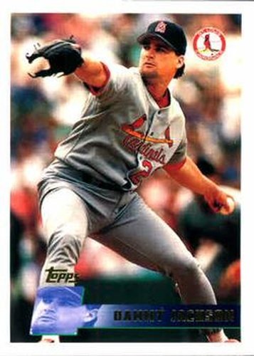 #167 Danny Jackson - St. Louis Cardinals - 1996 Topps Baseball