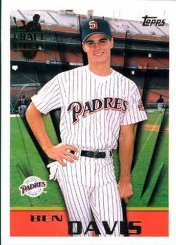 #16 Ben Davis - San Diego Padres - 1996 Topps Baseball