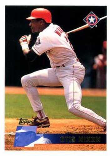 #178 Otis Nixon - Texas Rangers - 1996 Topps Baseball