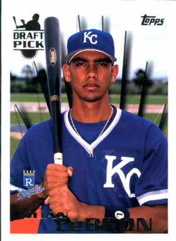 #17 Juan LeBron - Kansas City Royals - 1996 Topps Baseball