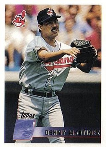 #181 Denny Martinez - Cleveland Indians - 1996 Topps Baseball