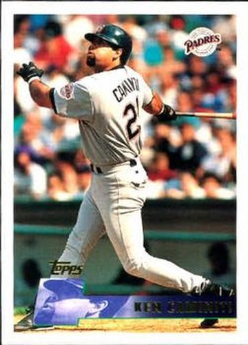 #182 Ken Caminiti - San Diego Padres - 1996 Topps Baseball