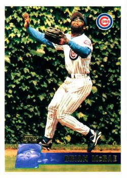 #184 Brian McRae - Chicago Cubs - 1996 Topps Baseball