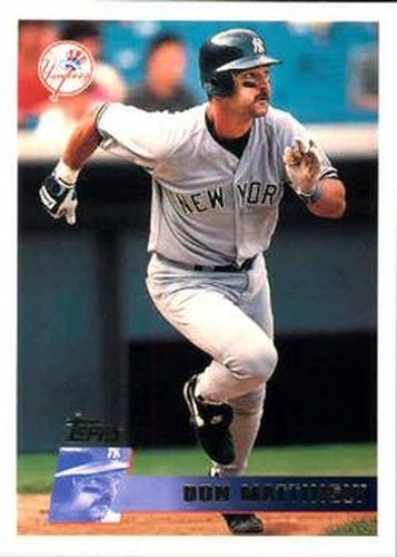 #185 Don Mattingly - New York Yankees - 1996 Topps Baseball