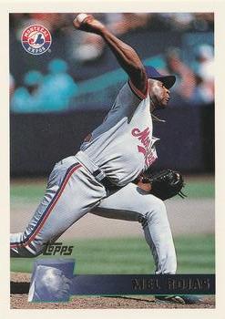 #186 Mel Rojas - Montreal Expos - 1996 Topps Baseball