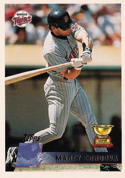 #187 Marty Cordova - Minnesota Twins - 1996 Topps Baseball