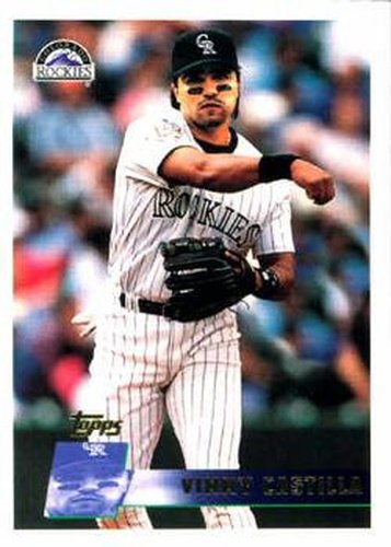 #188 Vinny Castilla - Colorado Rockies - 1996 Topps Baseball