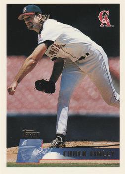 #192 Chuck Finley - California Angels - 1996 Topps Baseball