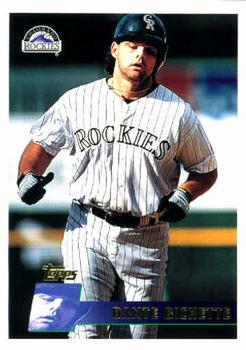 #195 Dante Bichette - Colorado Rockies - 1996 Topps Baseball