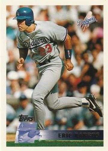 #196 Eric Karros - Los Angeles Dodgers - 1996 Topps Baseball