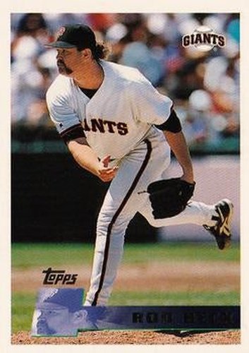 #201 Rod Beck - San Francisco Giants - 1996 Topps Baseball