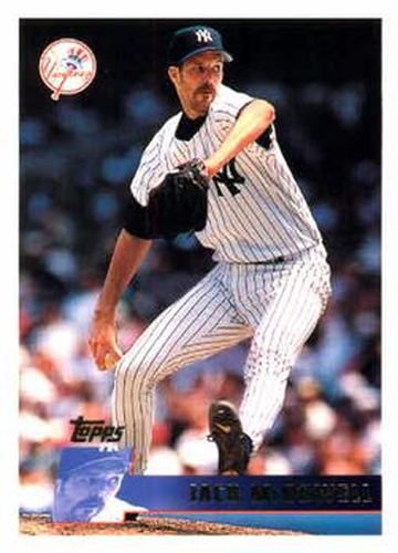 #203 Jack McDowell - New York Yankees - 1996 Topps Baseball