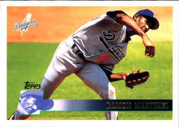#206 Ramon Martinez - Los Angeles Dodgers - 1996 Topps Baseball