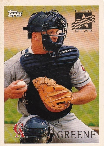 #213 Todd Greene - California Angels - 1996 Topps Baseball