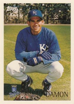 #215 Johnny Damon - Kansas City Royals - 1996 Topps Baseball