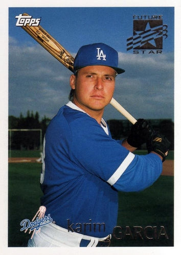 #217 Karim Garcia - Los Angeles Dodgers - 1996 Topps Baseball