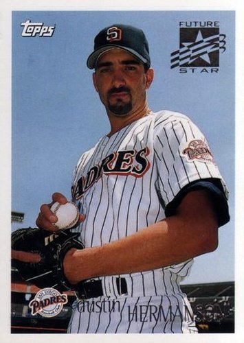 #218 Dustin Hermanson - San Diego Padres - 1996 Topps Baseball