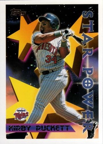 #221 Kirby Puckett - Minnesota Twins - 1996 Topps Baseball