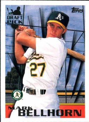 #22 Mark Bellhorn - Oakland Athletics - 1996 Topps Baseball