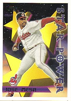 #231 Jose Mesa - Cleveland Indians - 1996 Topps Baseball