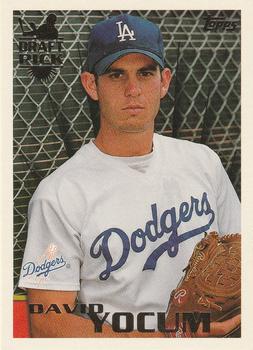 #236 David Yocum - Los Angeles Dodgers - 1996 Topps Baseball