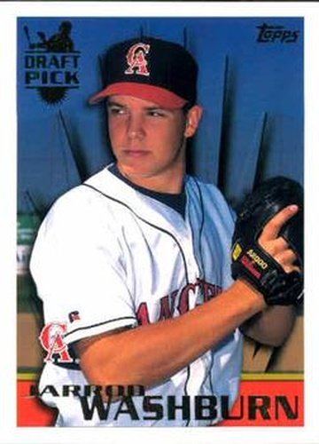 #23 Jarrod Washburn - California Angels - 1996 Topps Baseball