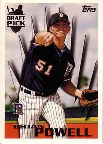 #244 Brian Powell - Detroit Tigers - 1996 Topps Baseball