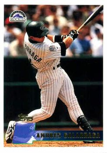 #249 Andres Galarraga - Colorado Rockies - 1996 Topps Baseball