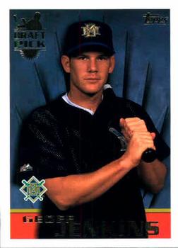 #24 Geoff Jenkins - Milwaukee Brewers - 1996 Topps Baseball