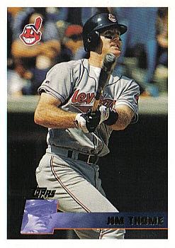 #253 Jim Thome - Cleveland Indians - 1996 Topps Baseball