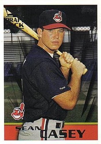 #25 Sean Casey - Cleveland Indians - 1996 Topps Baseball