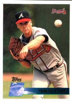 #262 Tom Glavine - Atlanta Braves - 1996 Topps Baseball