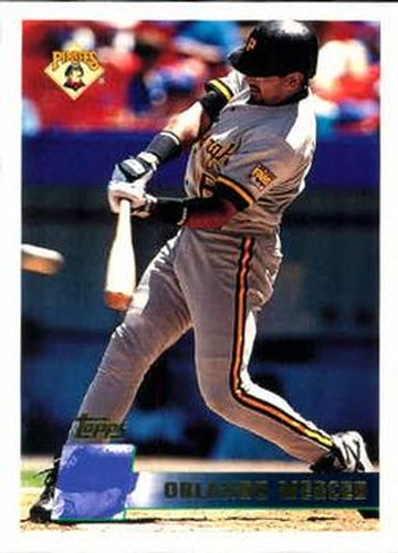 #265 Orlando Merced - Pittsburgh Pirates - 1996 Topps Baseball