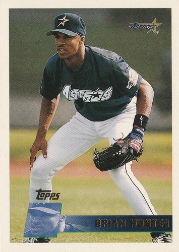 #268 Brian Hunter - Houston Astros - 1996 Topps Baseball