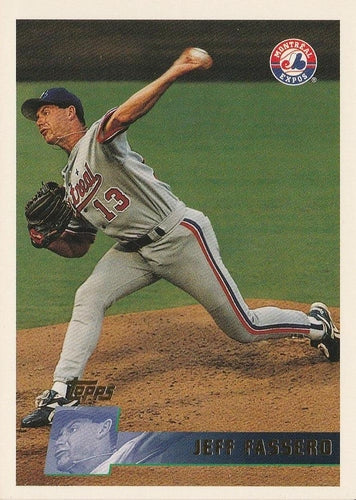 #269 Jeff Fassero - Montreal Expos - 1996 Topps Baseball