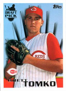 #26 Brett Tomko - Cincinnati Reds - 1996 Topps Baseball