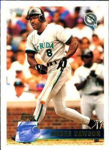 #275 Andre Dawson - Florida Marlins - 1996 Topps Baseball