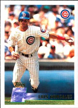 #278 Luis Gonzalez - Chicago Cubs - 1996 Topps Baseball