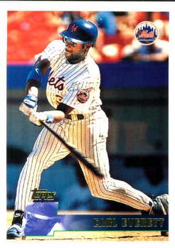 #281 Carl Everett - New York Mets - 1996 Topps Baseball