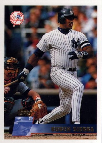 #290 Ruben Sierra - New York Yankees - 1996 Topps Baseball