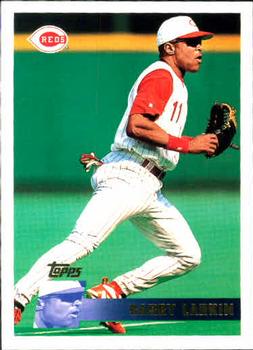 #293 Barry Larkin - Cincinnati Reds - 1996 Topps Baseball