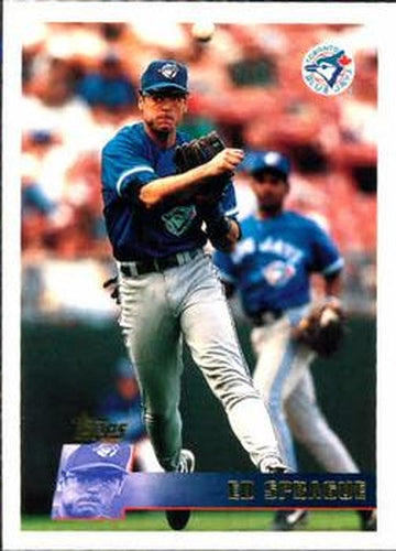 #295 Ed Sprague - Toronto Blue Jays - 1996 Topps Baseball