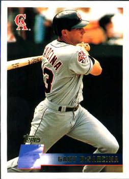 #296 Gary DiSarcina - California Angels - 1996 Topps Baseball